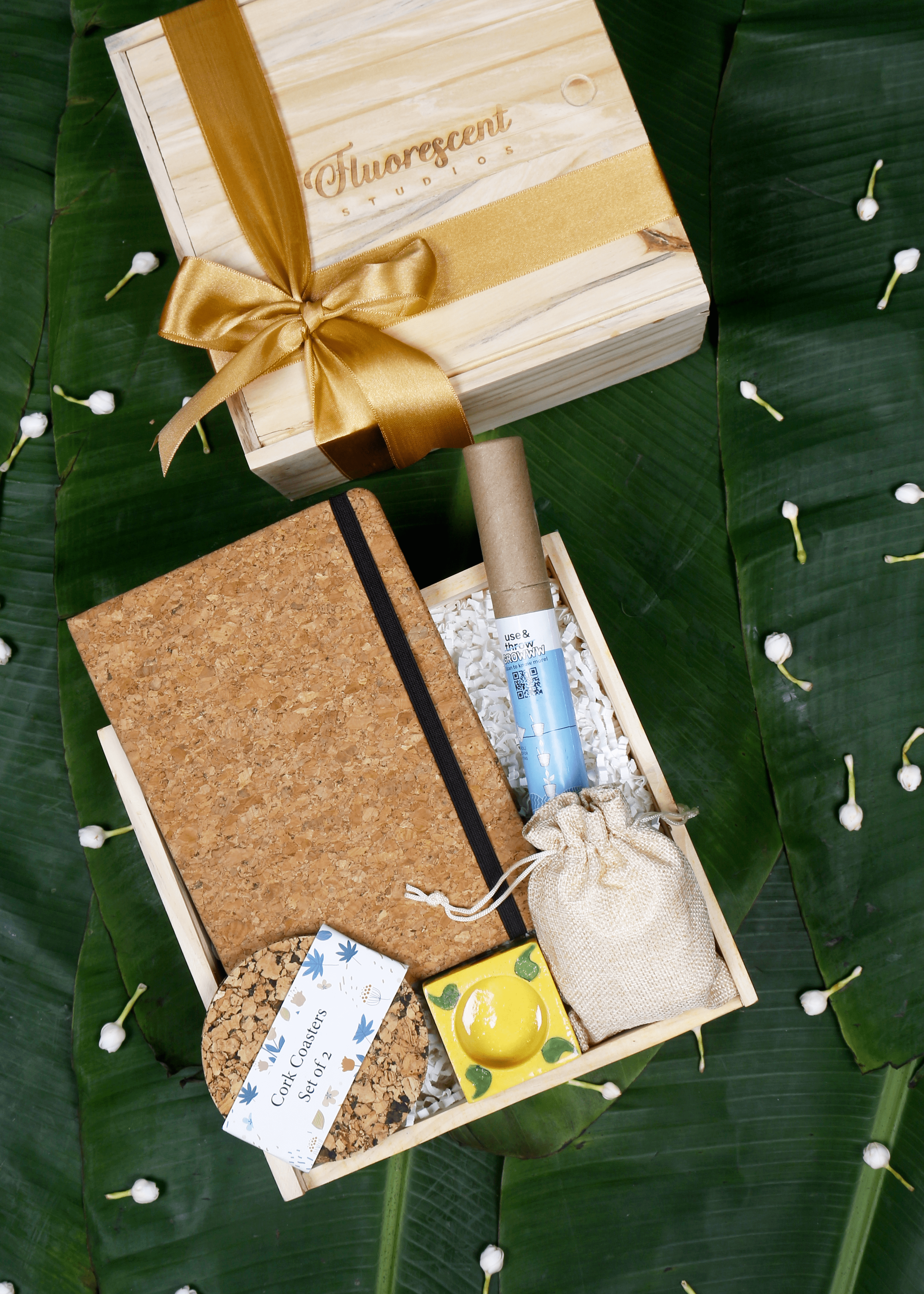 ZOROY Eco Friendly Diwali Seed Cracker Gift Box Hamper With Assorted G